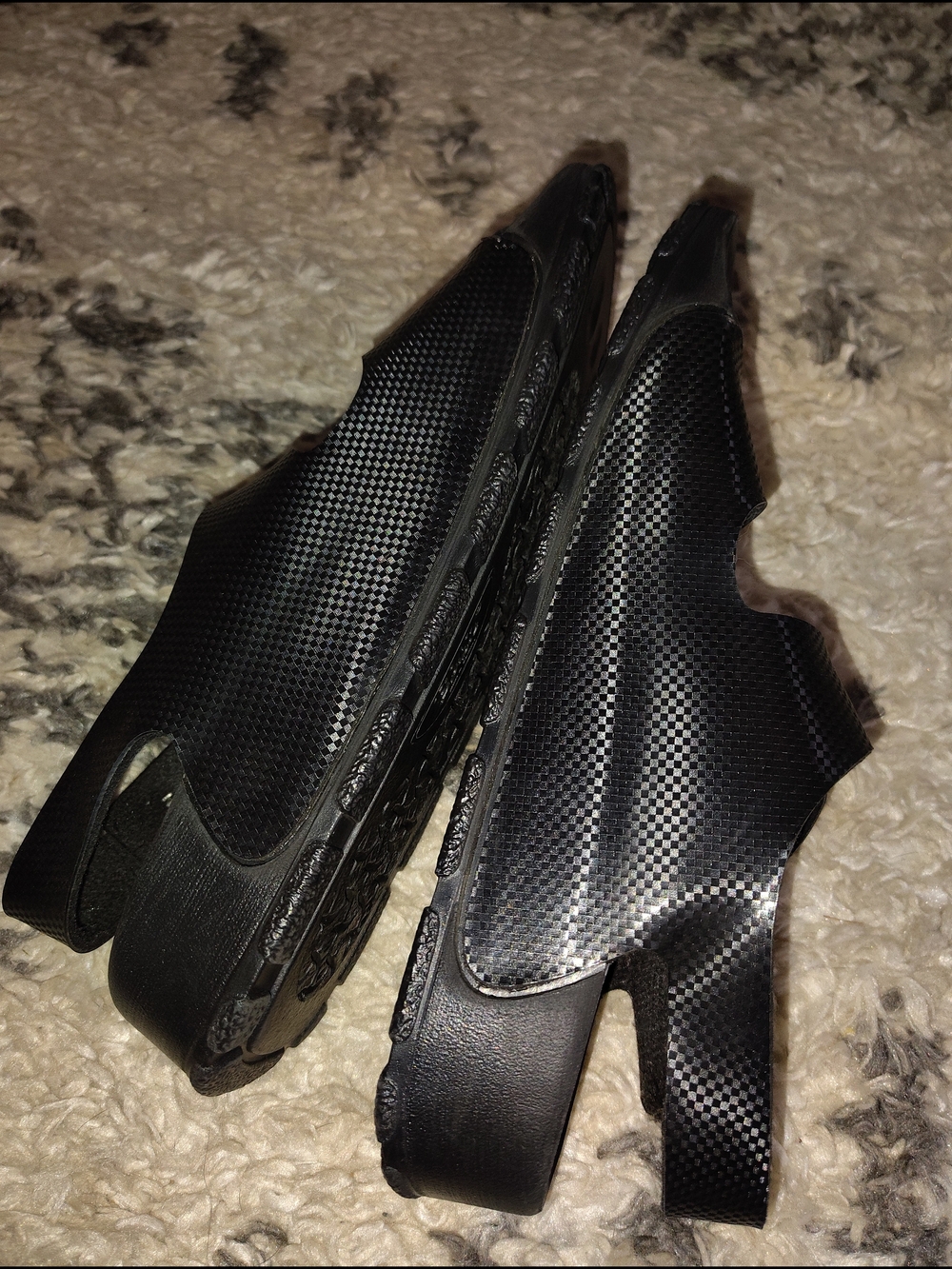 Birkenstock Black Textured Double-Strap Men's Sandals - Picture 4 of 5